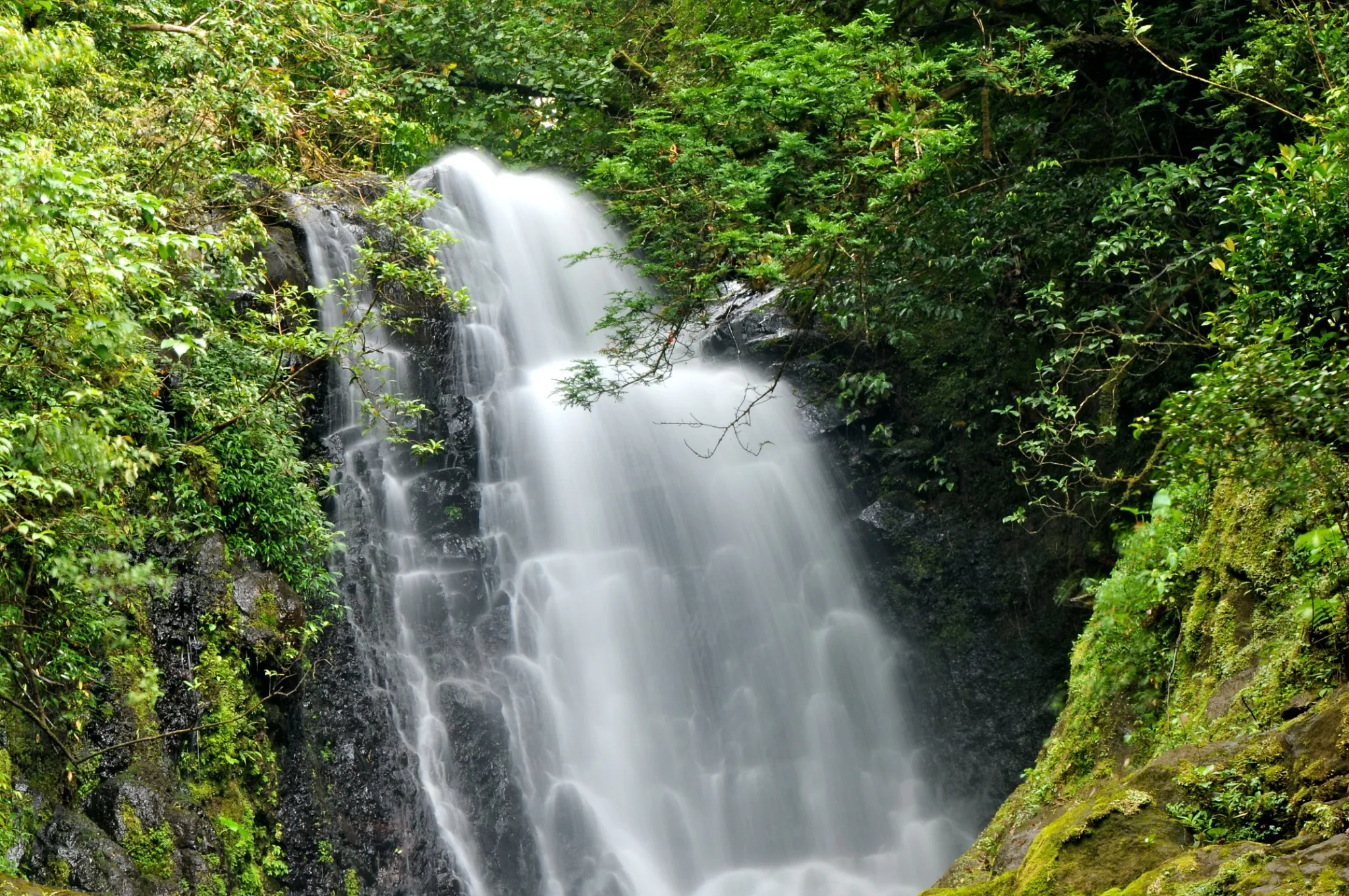 Melodia waterfall in Costa Rica.